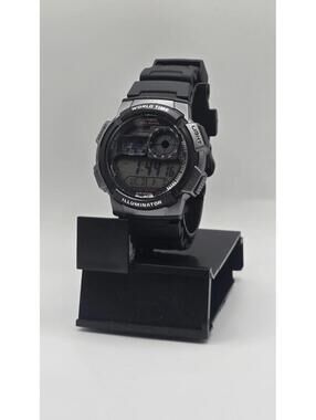 Casio Men’s Digital Watch with Black and Silver Dial  - AE1000W-1BV